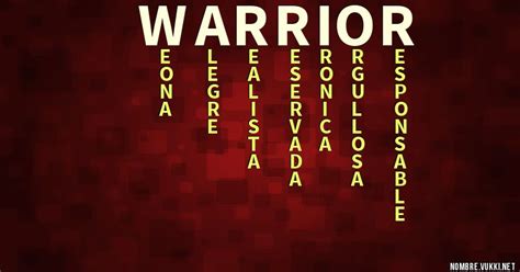 o que significa warrior